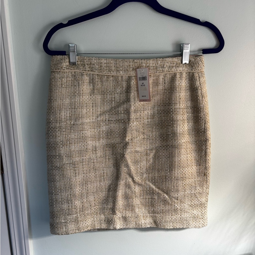 NWT Banana Republic Women's Beige Pencil Skirt